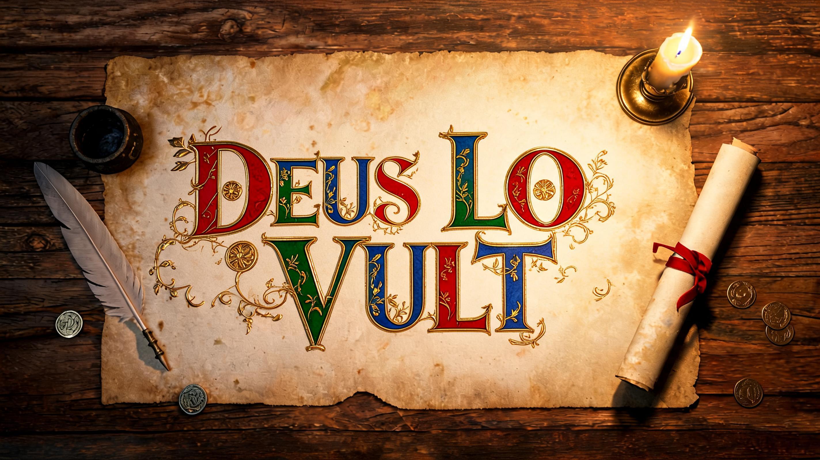 "" — Medieval | AI Text Effect Generator