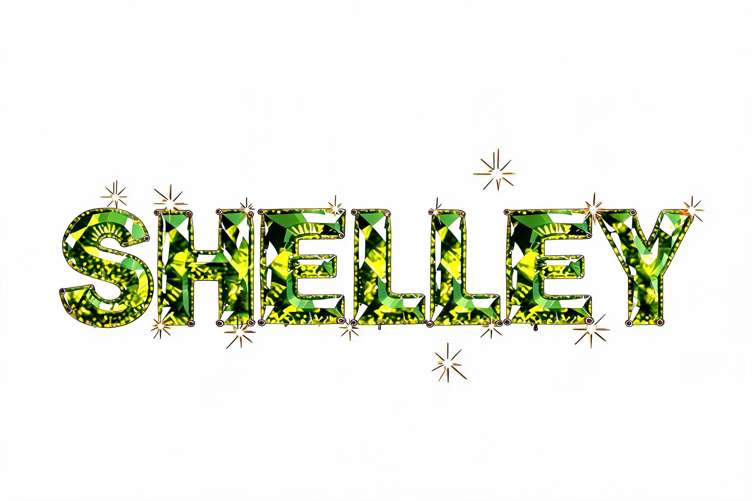 "SHELLEY" — Diy text effect