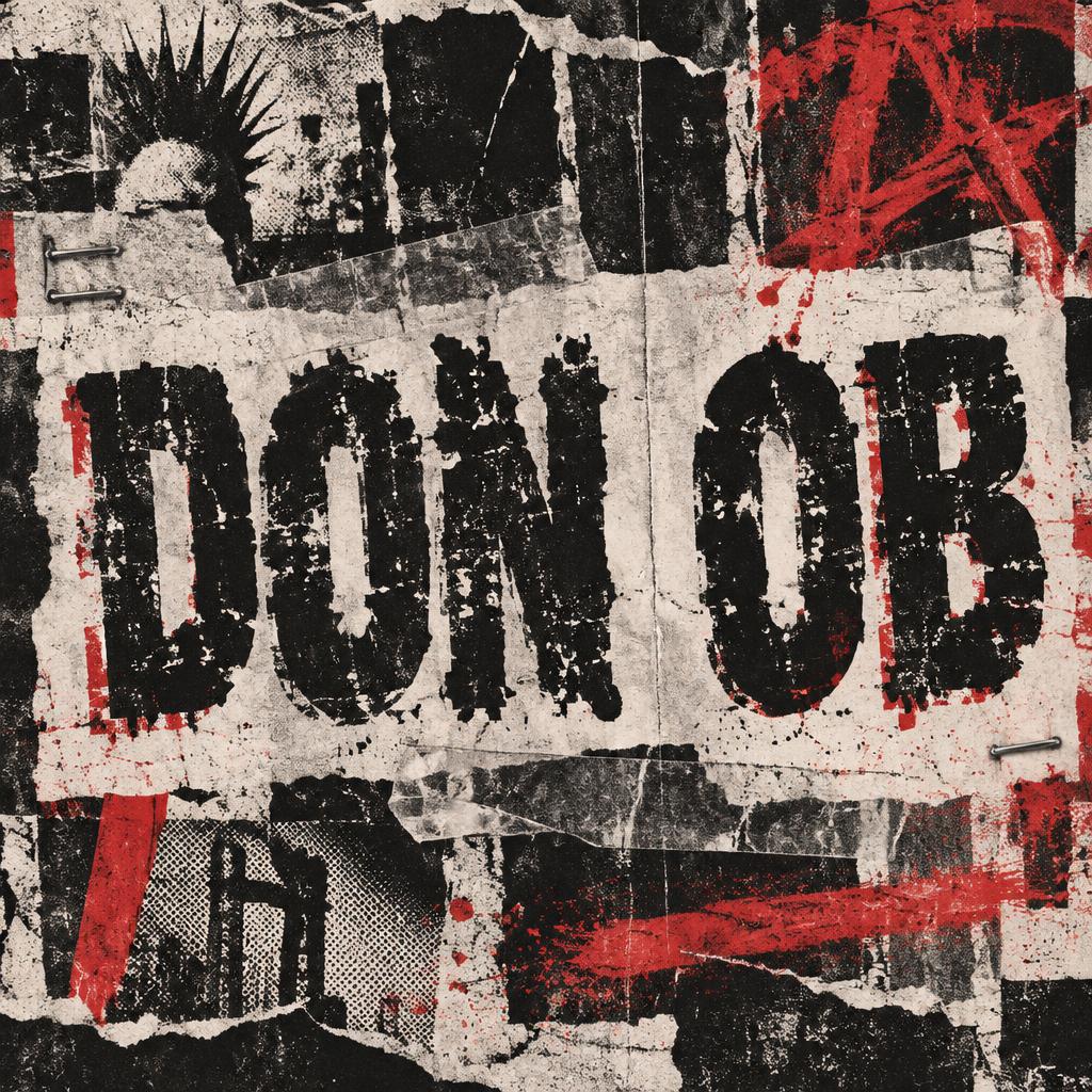 "DON OB" — Grunge | AI Text Effect Generator