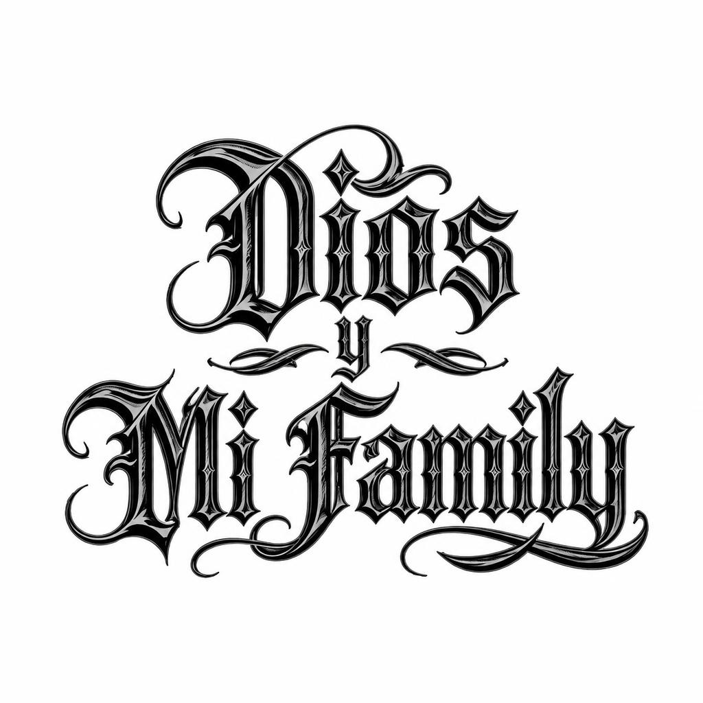 "" — Tattoo text effect