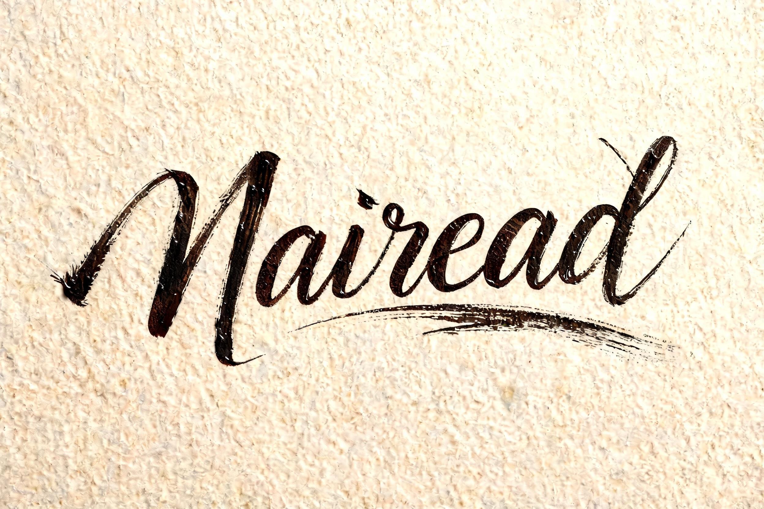 "" — Brush Stroke | AI Text Effect Generator