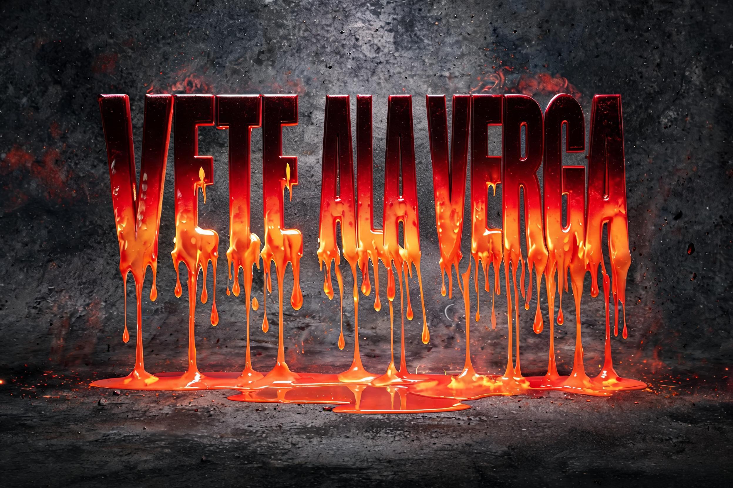 "" — Drip Font Melting | AI Text Effect Generator
