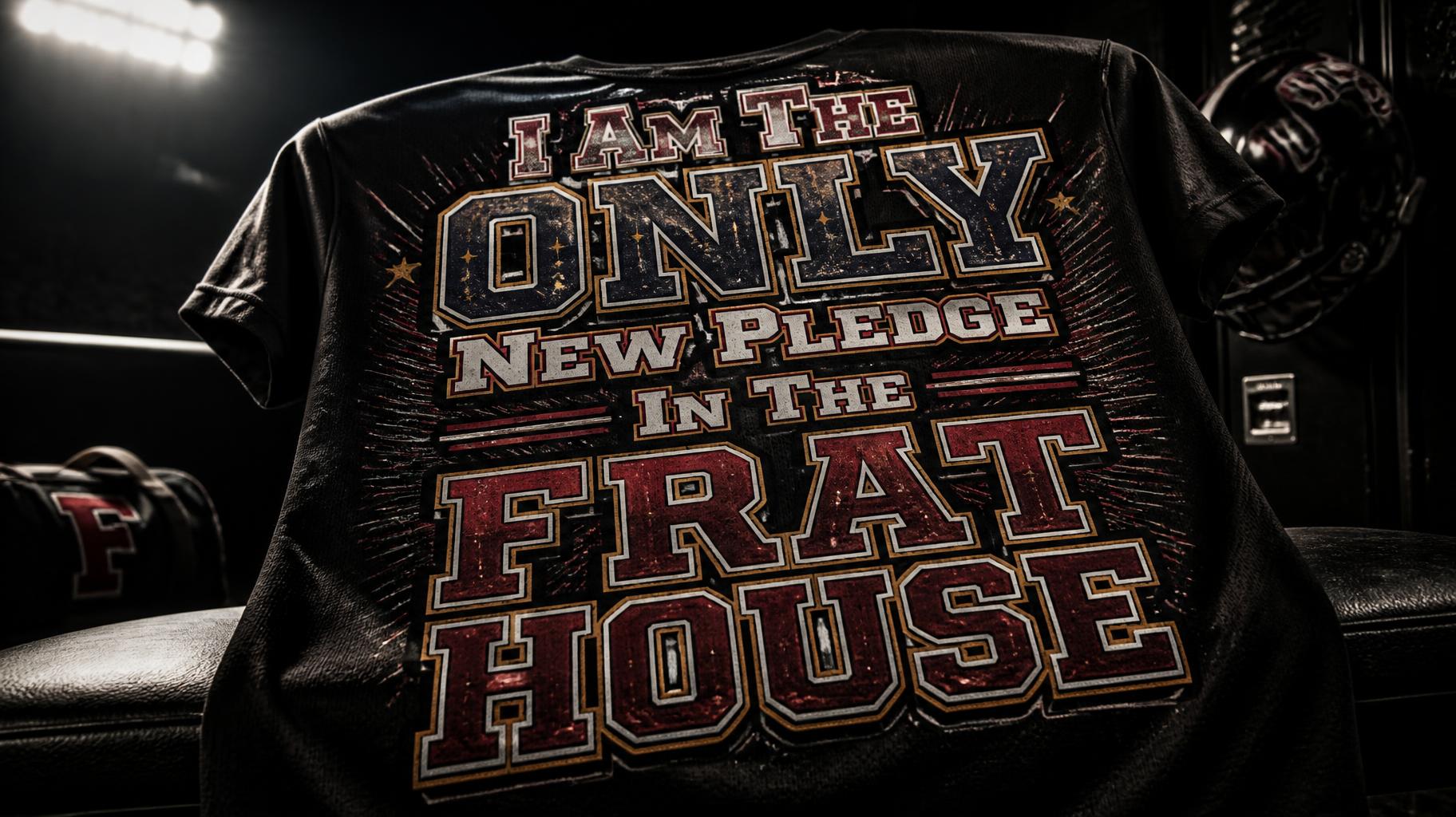 "I Am The ONLY New Pledge In The FRAT HOUSE" — Sports | AI Text Effect Generator