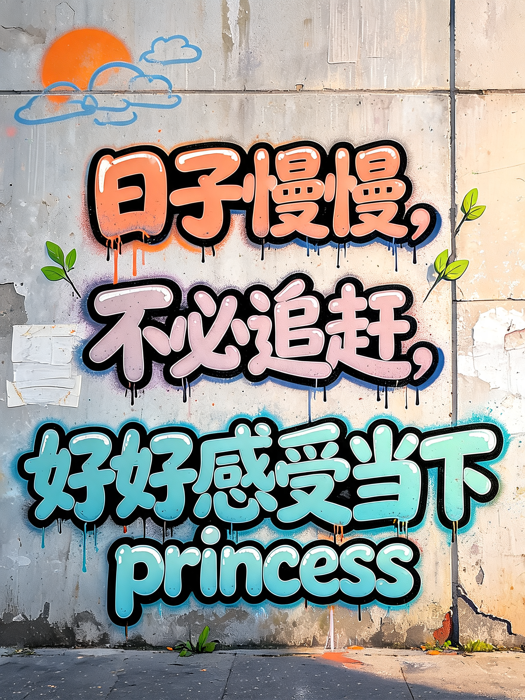 "" — Graffiti text effect
