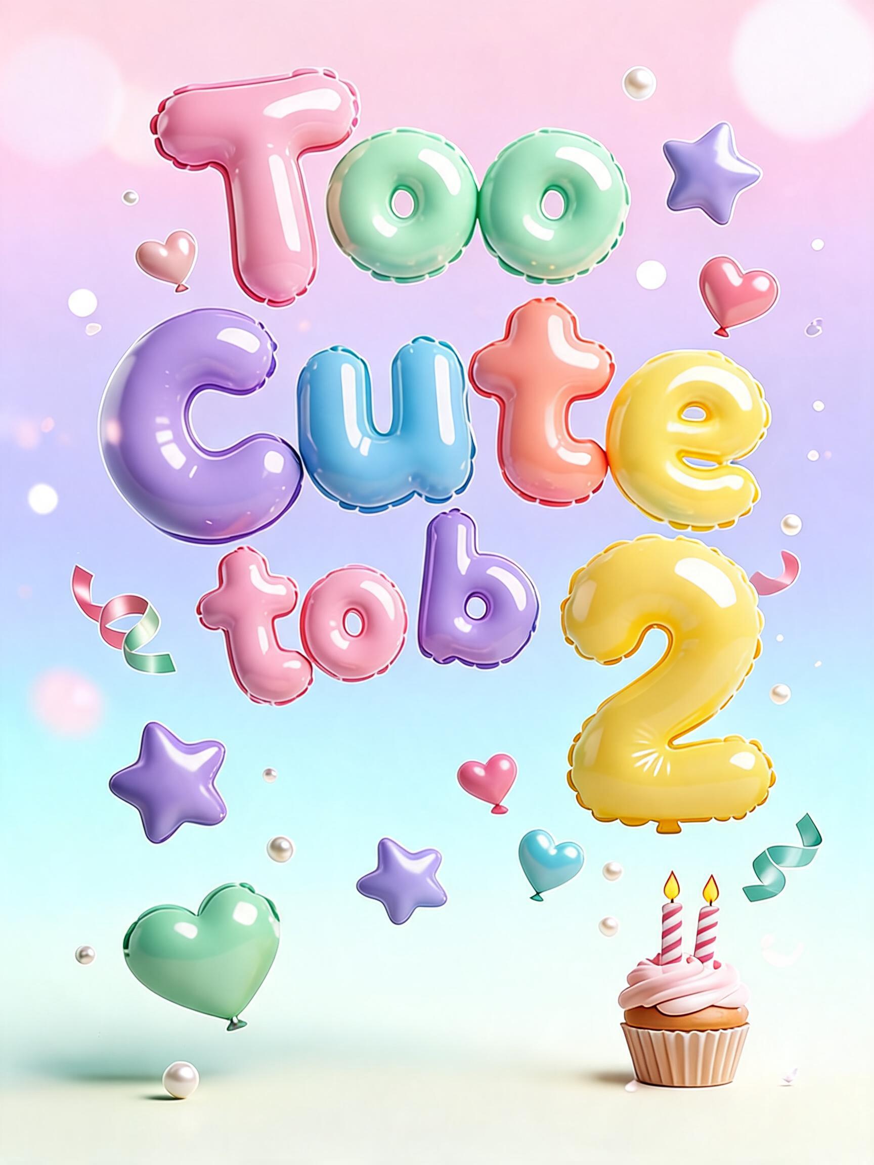 "2" — 3d Bold Inflated | AI Text Effect Generator