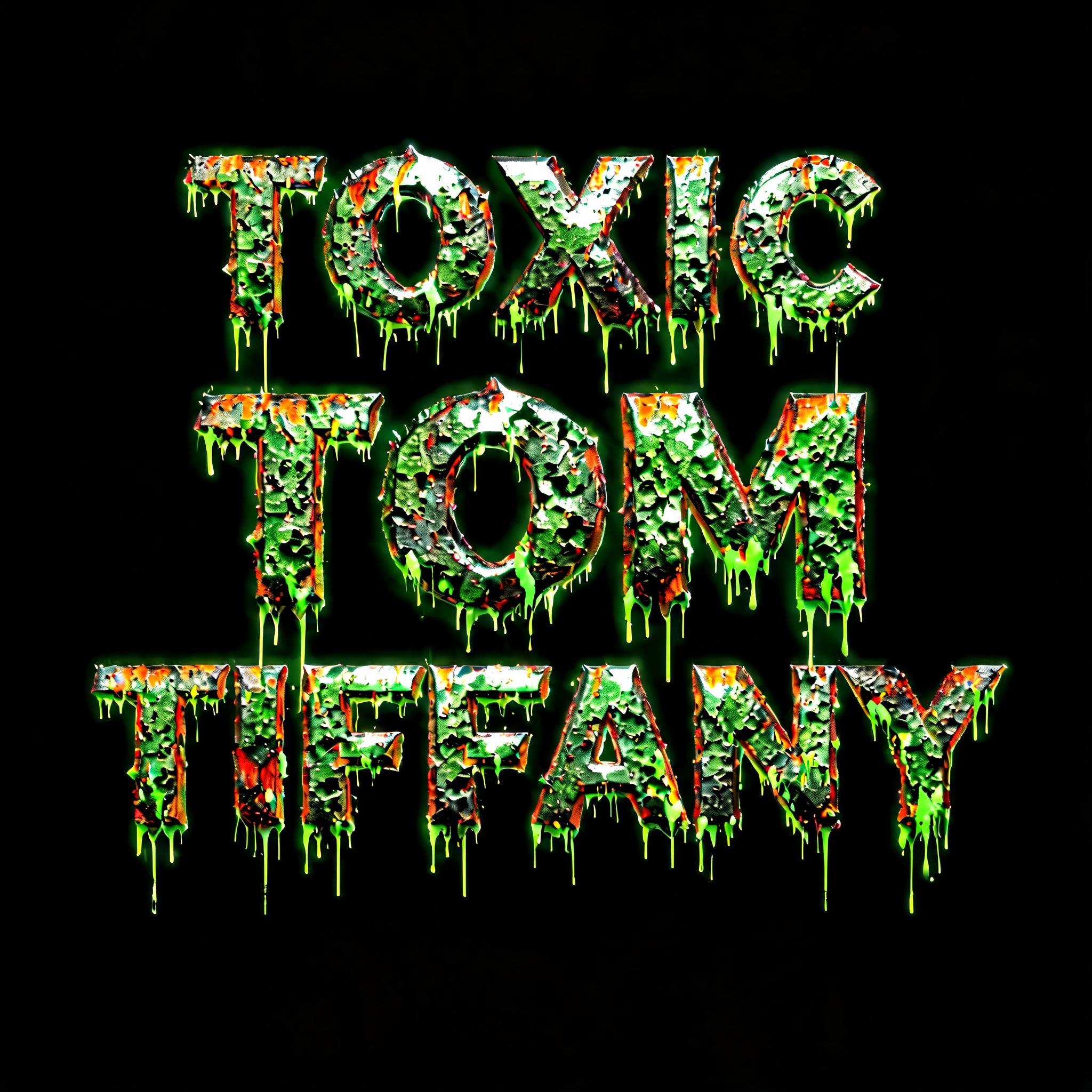 "" — Cyberpunk Acid Rain text effect