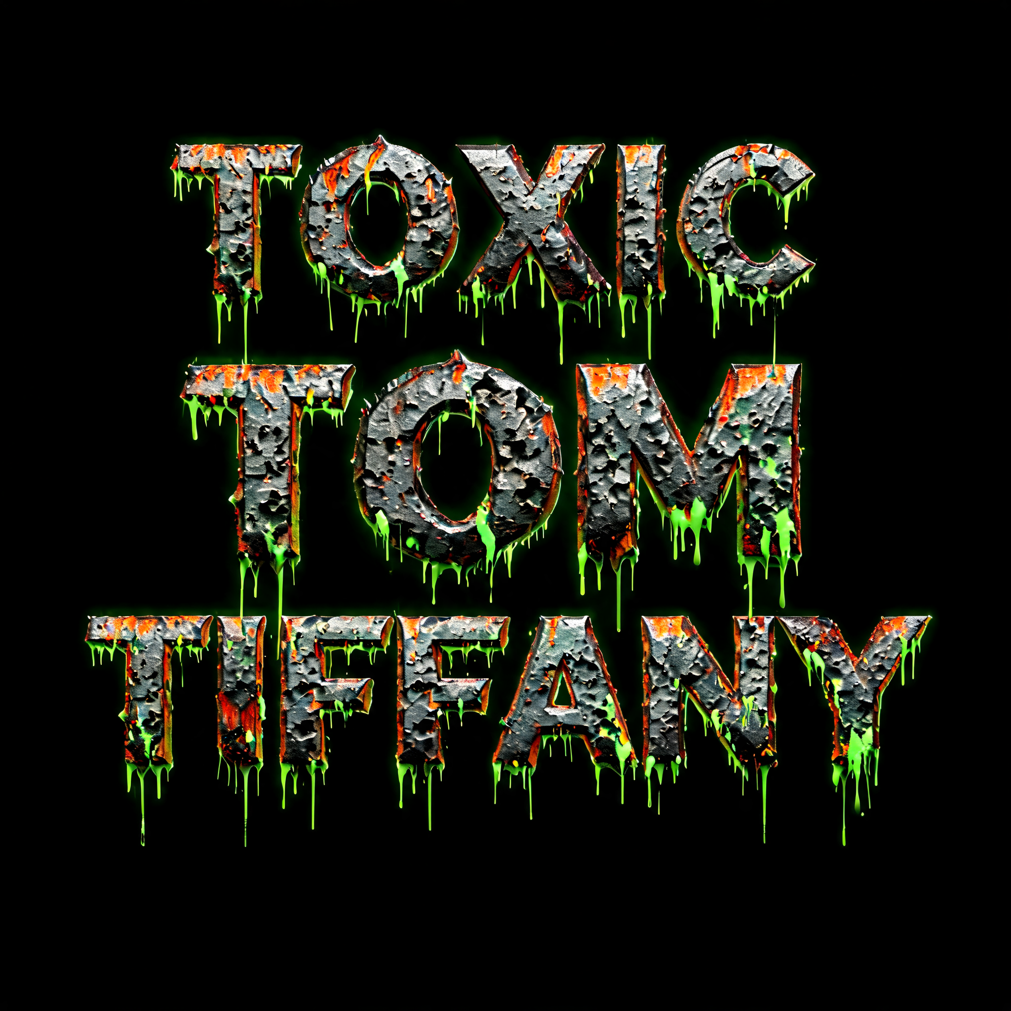 "" — Cyberpunk Acid Rain text effect