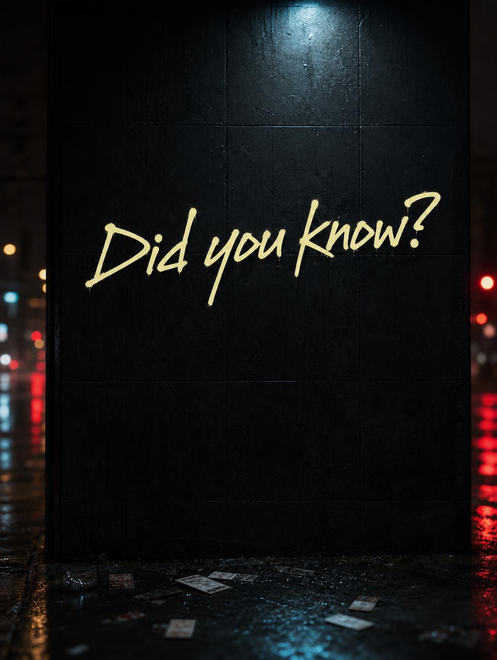 "Did you know?" —  | AI Text Effect Generator