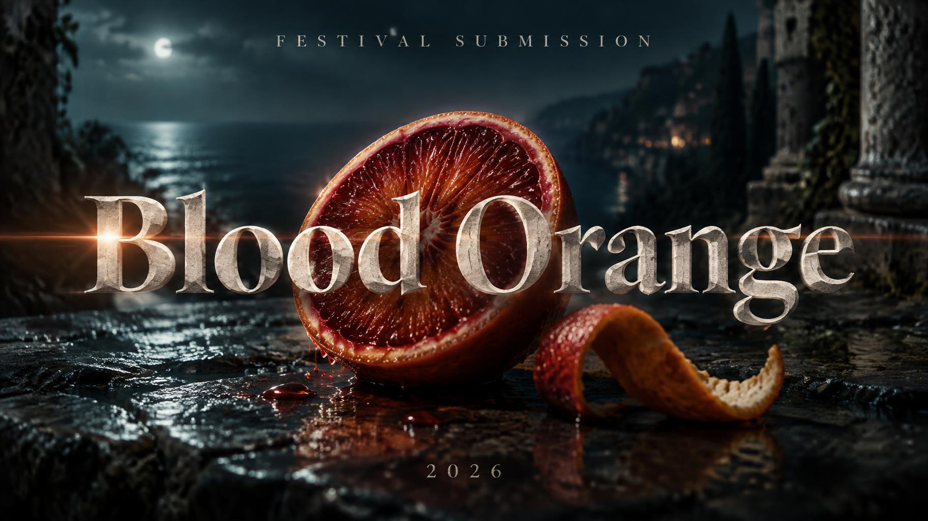 "Blood Orange
FESTIVAL SUBMISSION
2026" — Cinematic Netflix | AI Text Effect Generator