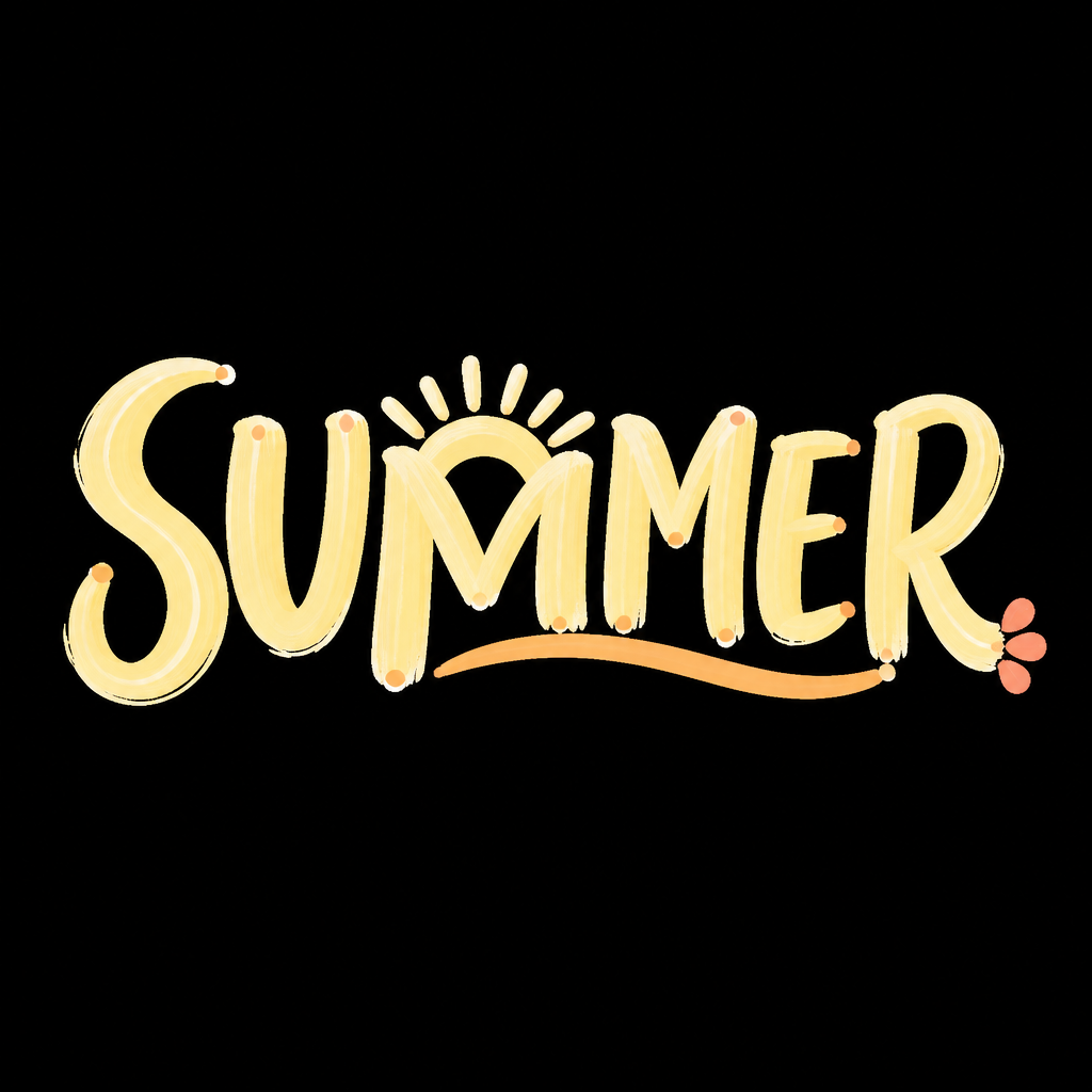 "SUMMER" — Cursive Modern | AI Text Effect Generator