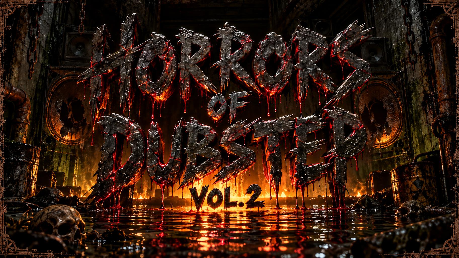 "HORRORS OF DUBSTEP VOL.2" — Horror text effect