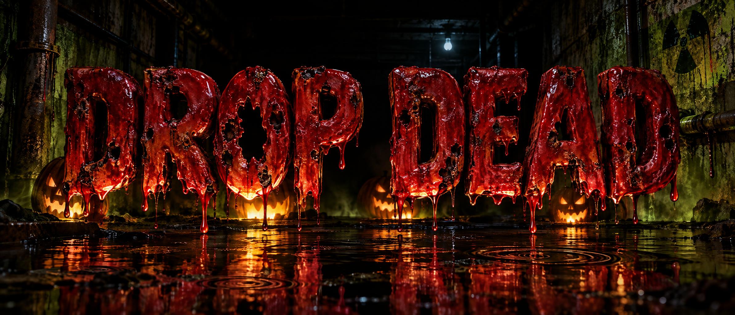 "DROP DEAD" — Horror | AI Text Effect Generator