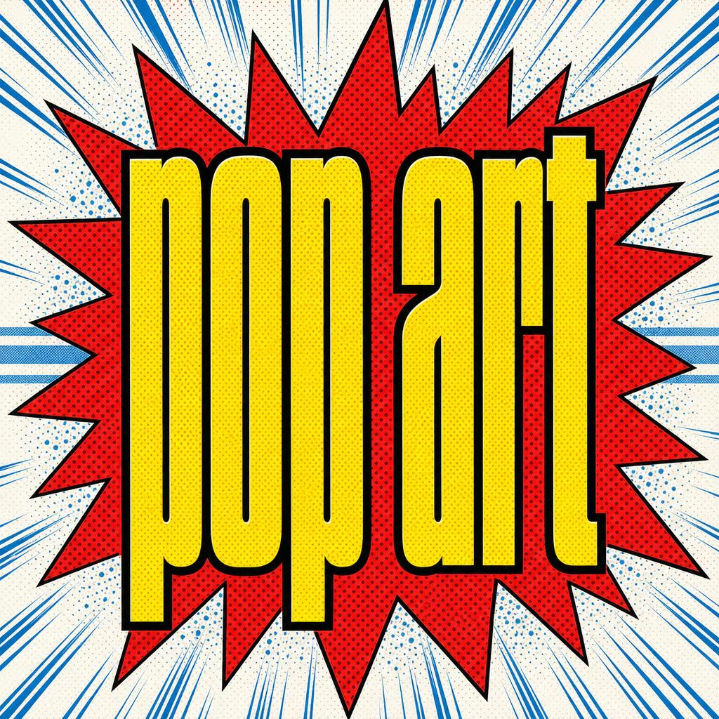 "pop art" — Comic Book | AI Text Effect Generator