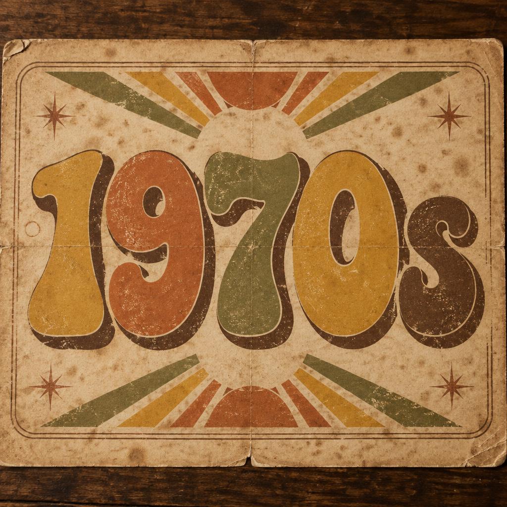 "1970s" — Vintage | AI Text Effect Generator