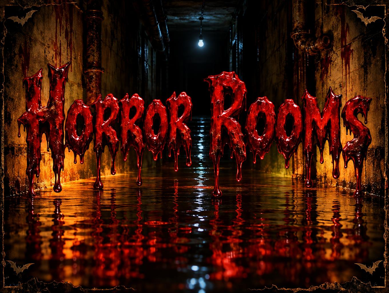 "Horror Rooms" — Horror text effect