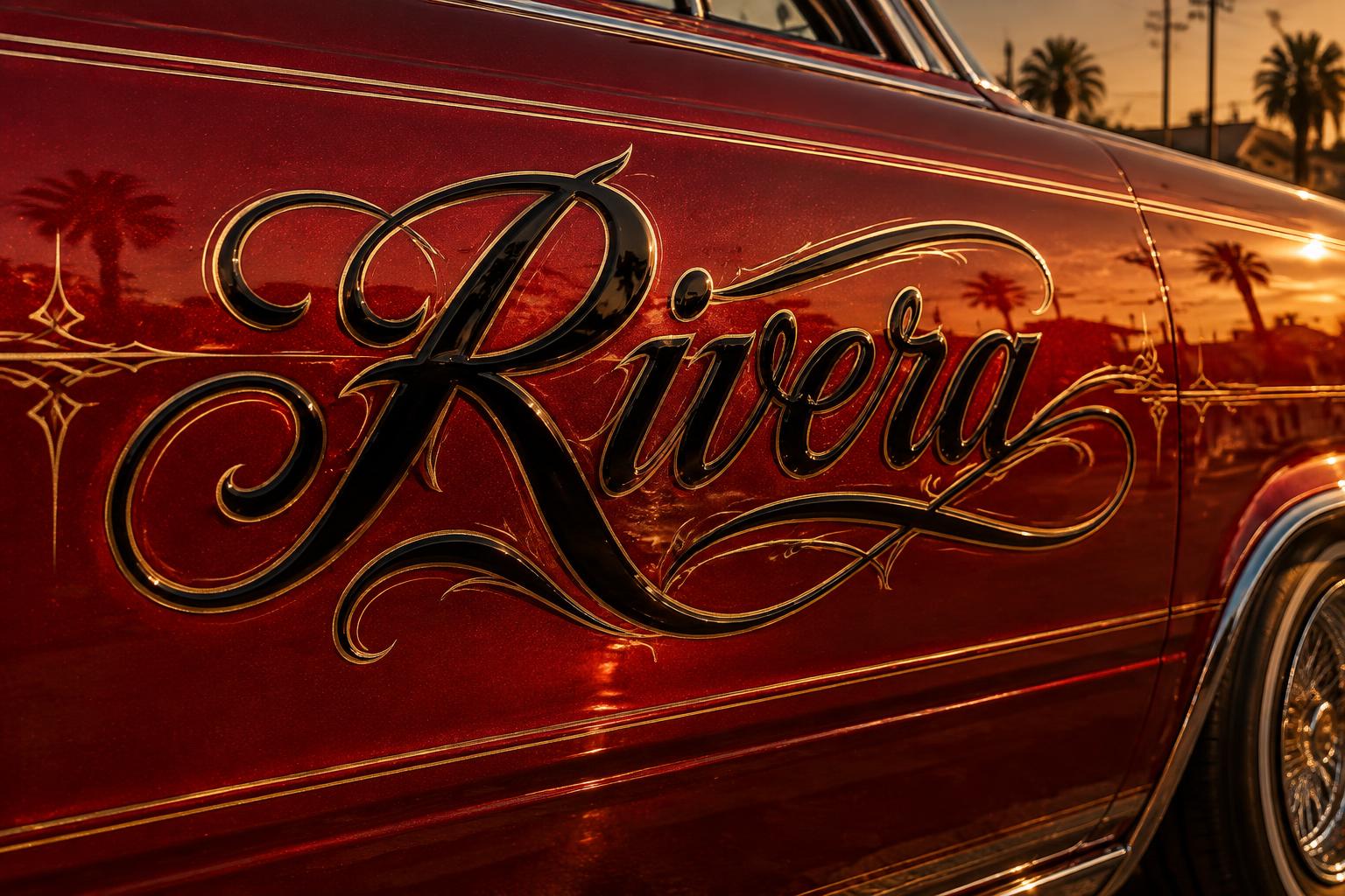 "Rivera" — Chicano | AI Text Effect Generator