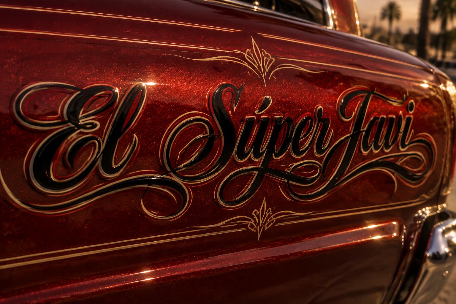 "El  Súper Javi" — Chicano | AI Text Effect Generator