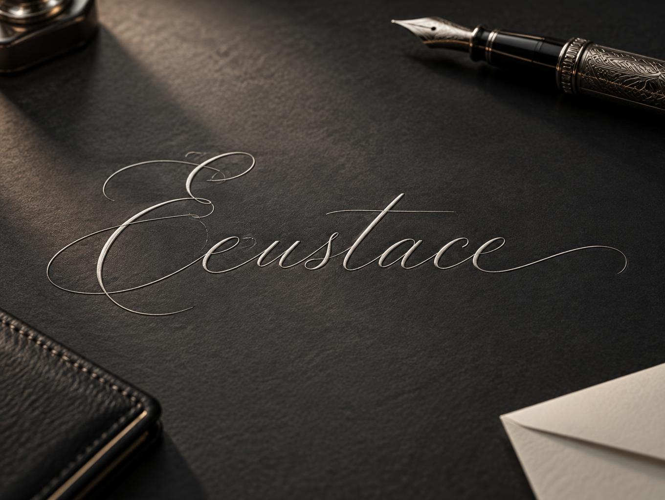 "Eeustace" —  | AI Text Effect Generator
