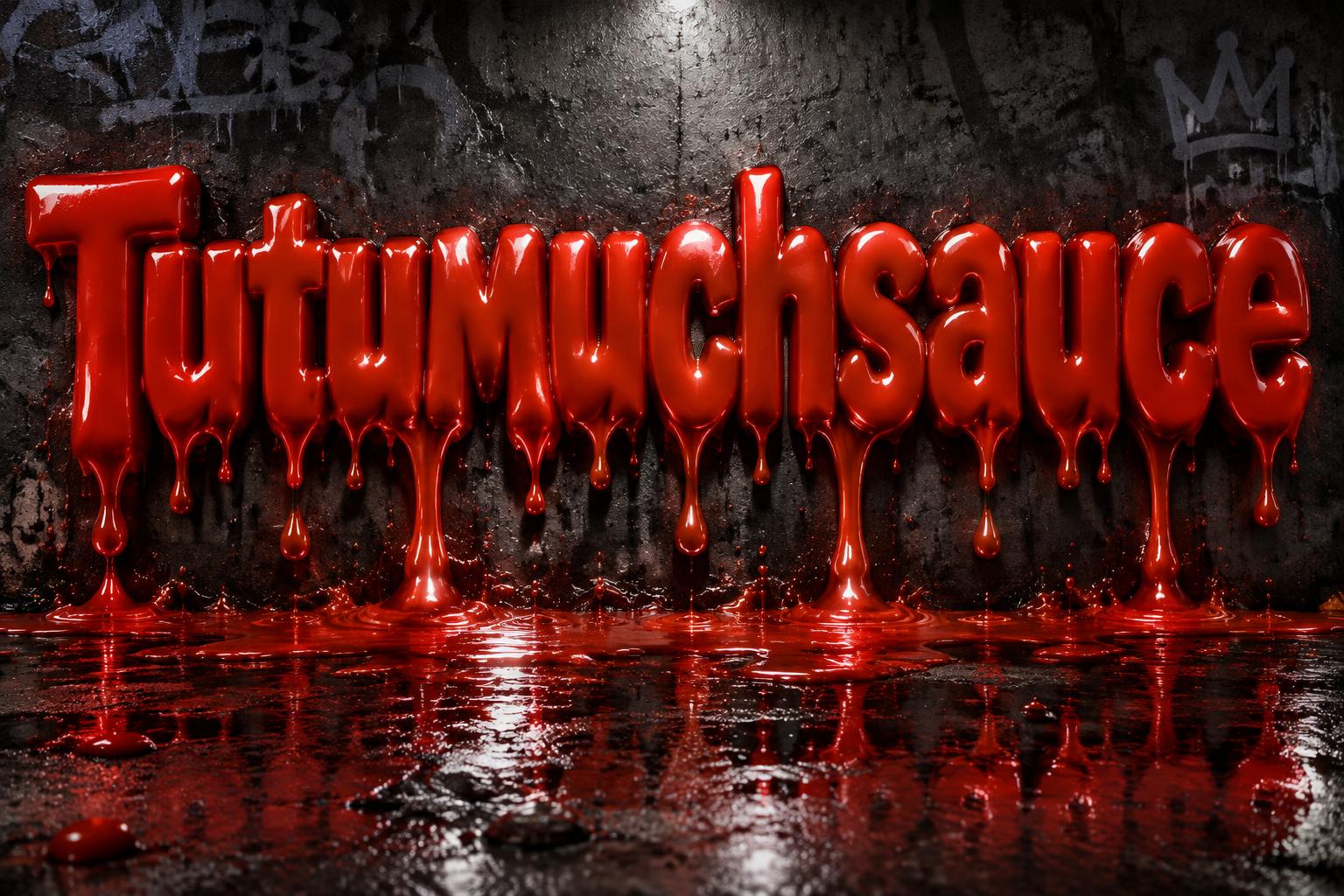 "Tutumuchsauce" — Drip Font | AI Text Effect Generator