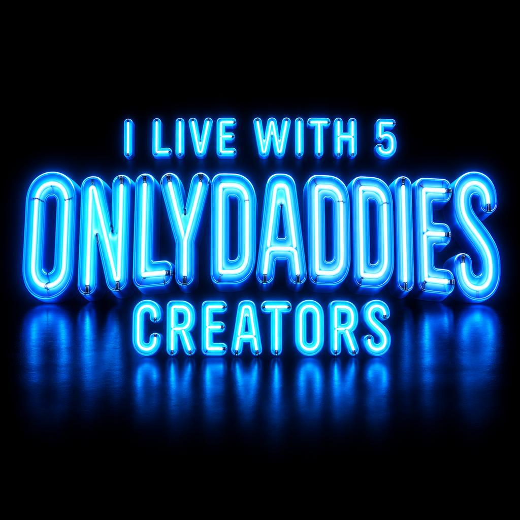 "I LIVE WITH 5
ONLYDADDIES
CREATORS" — Cyberpunk Electric Neon | AI Text Effect Generator