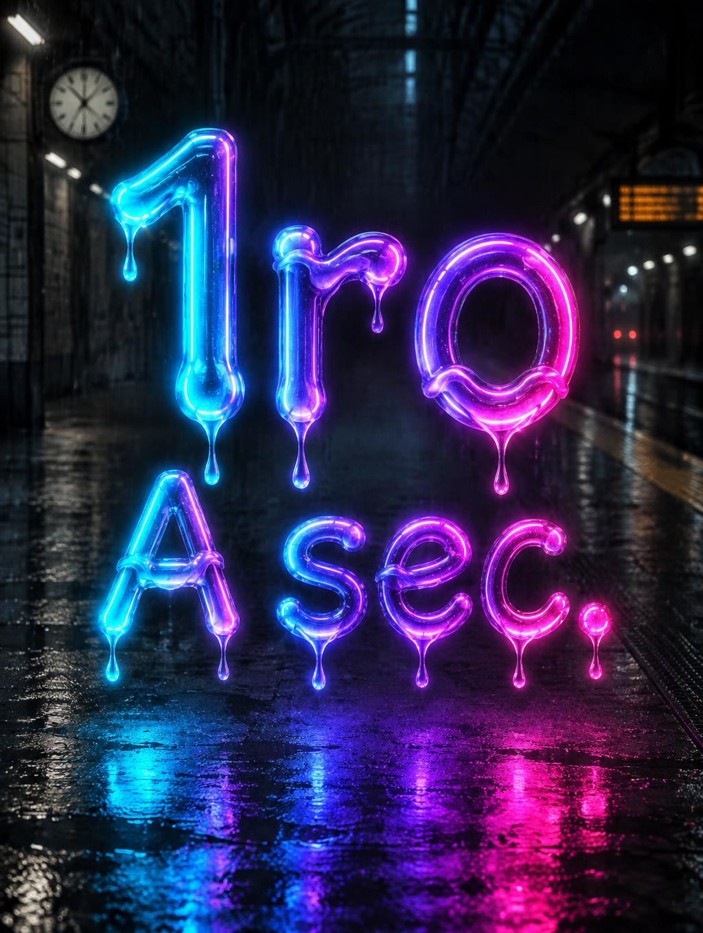 "1ro A sec." —  | AI Text Effect Generator