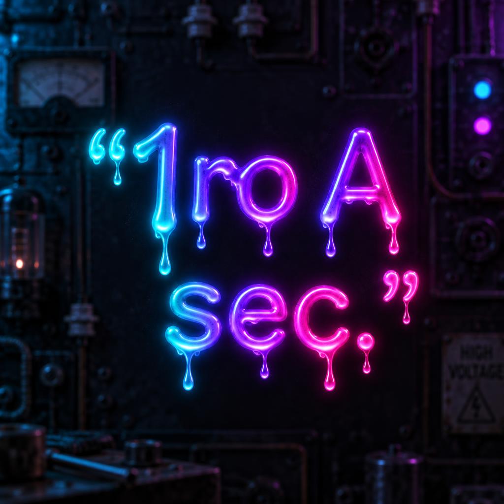"1ro A 
 sec." —  | AI Text Effect Generator