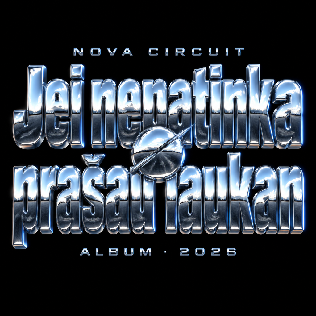 "Jei nepatinka prašau laukan" — Chrome Metal 3d | AI Text Effect Generator