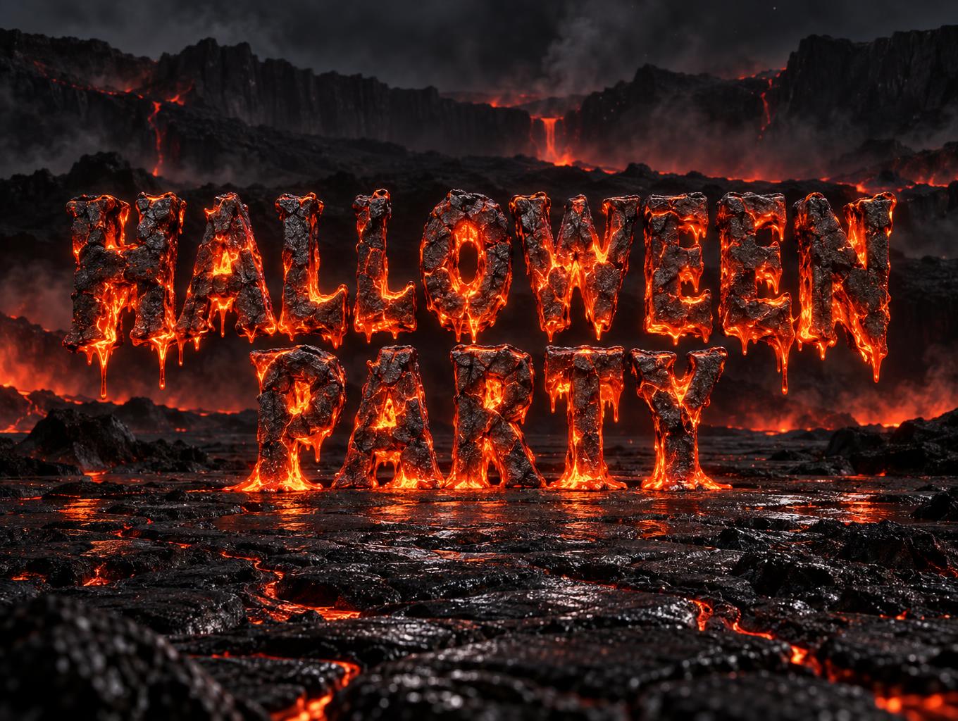 "HALLOWEEN PARTY" —  | AI Text Effect Generator