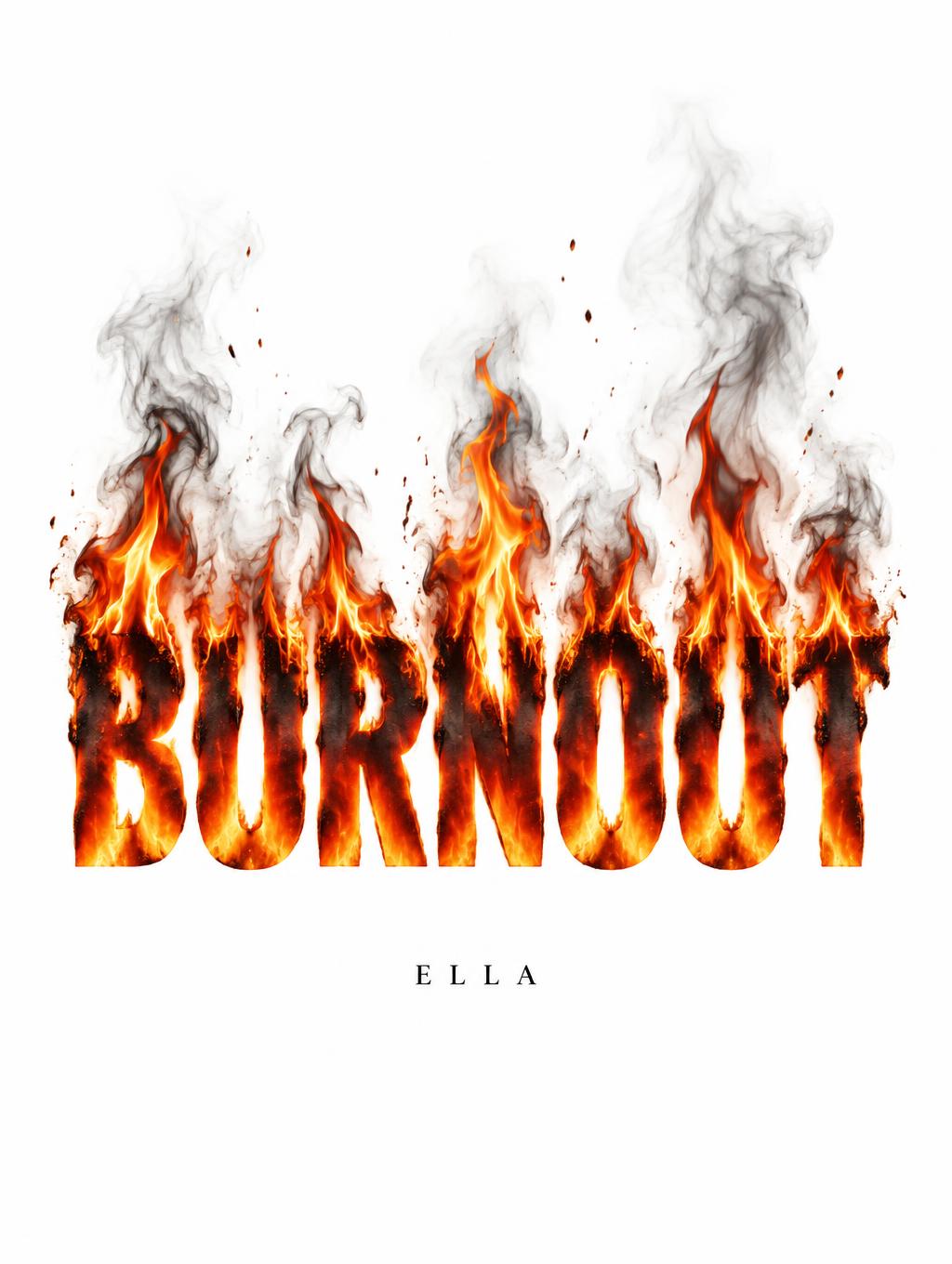 "BURNOUT
ELLA" — Fire Smoke | AI Text Effect Generator