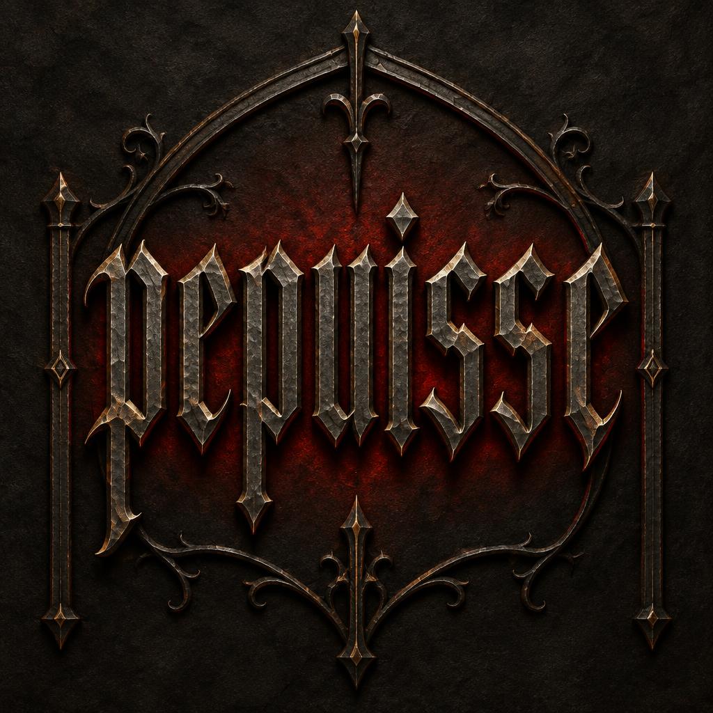 "pepuisse" — Gothic Font | AI Text Effect Generator