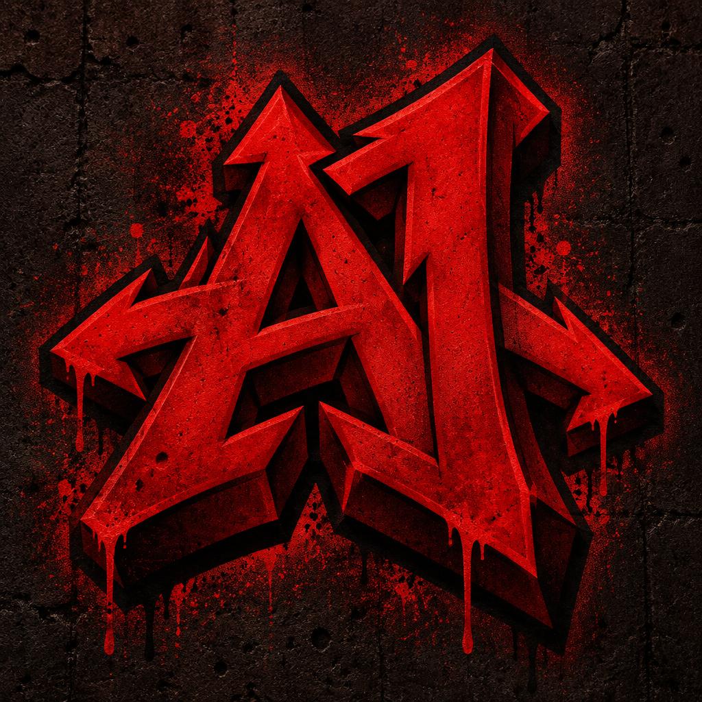 "A1" — Graffiti | AI Text Effect Generator