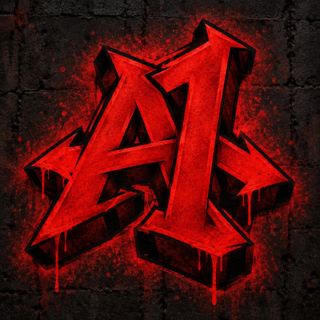 "A1" — Graffiti | AI Text Effect Generator