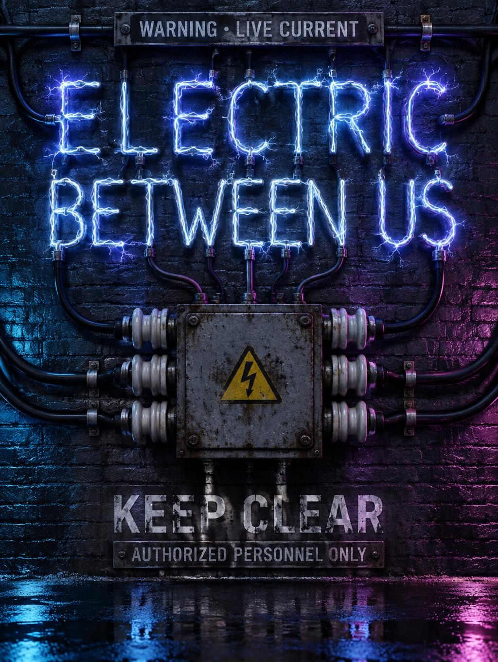 "WARNING • LIVE CURRENT
ELECTRIC BETWEEN US
KEEP CLEAR
AUTHORIZED PERSONNEL ONLY" — Neon Glow | AI Text Effect Generator