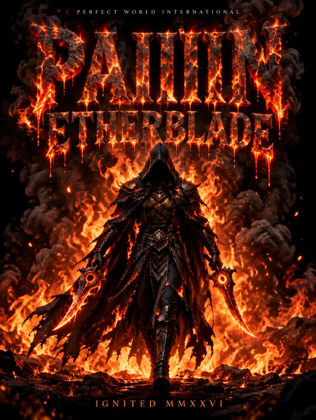 "PAIIIIIN ETHERBLADE" — Diy text effect