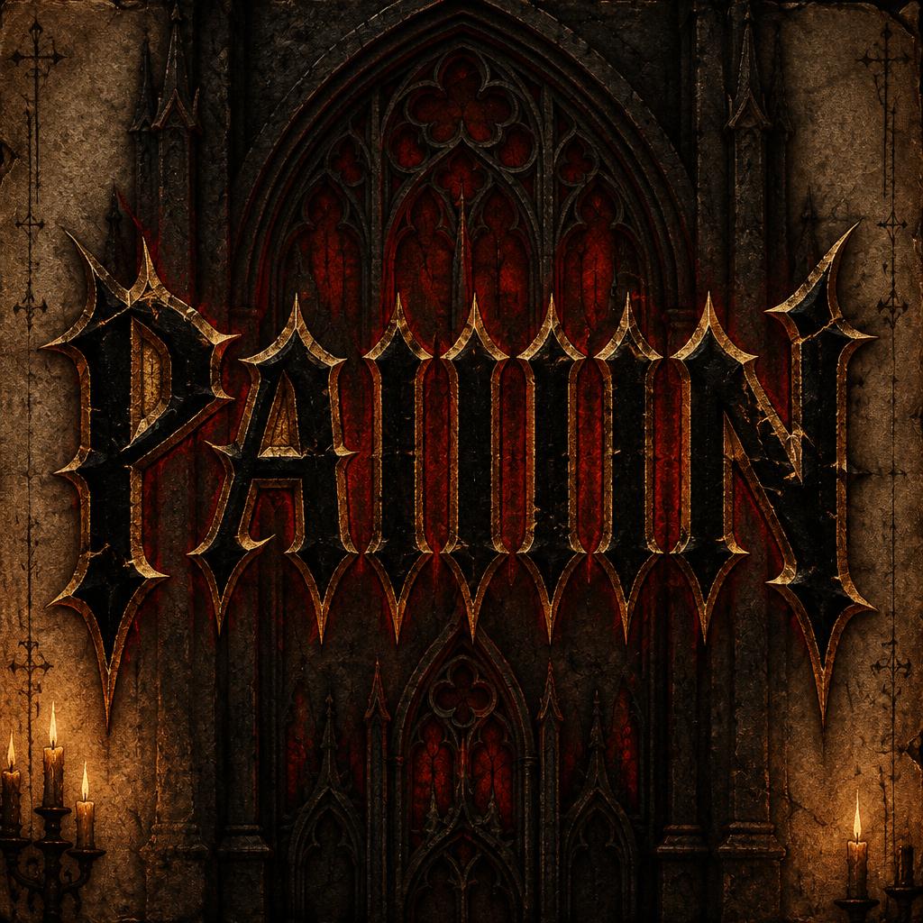 "PAIIIIIN" — Gothic Font | AI Text Effect Generator