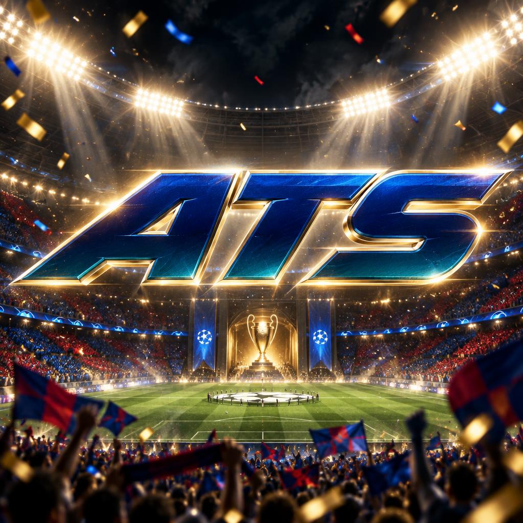 "ATS" — Sports Football | AI Text Effect Generator