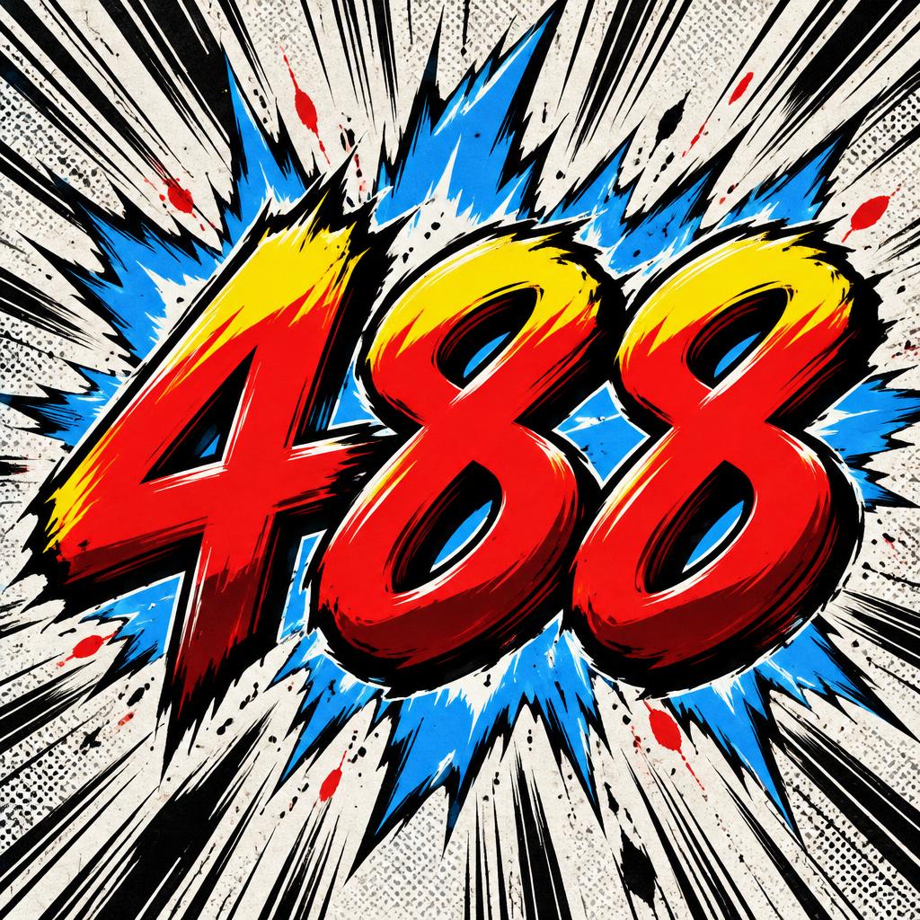 "488" — Anime | AI Text Effect Generator