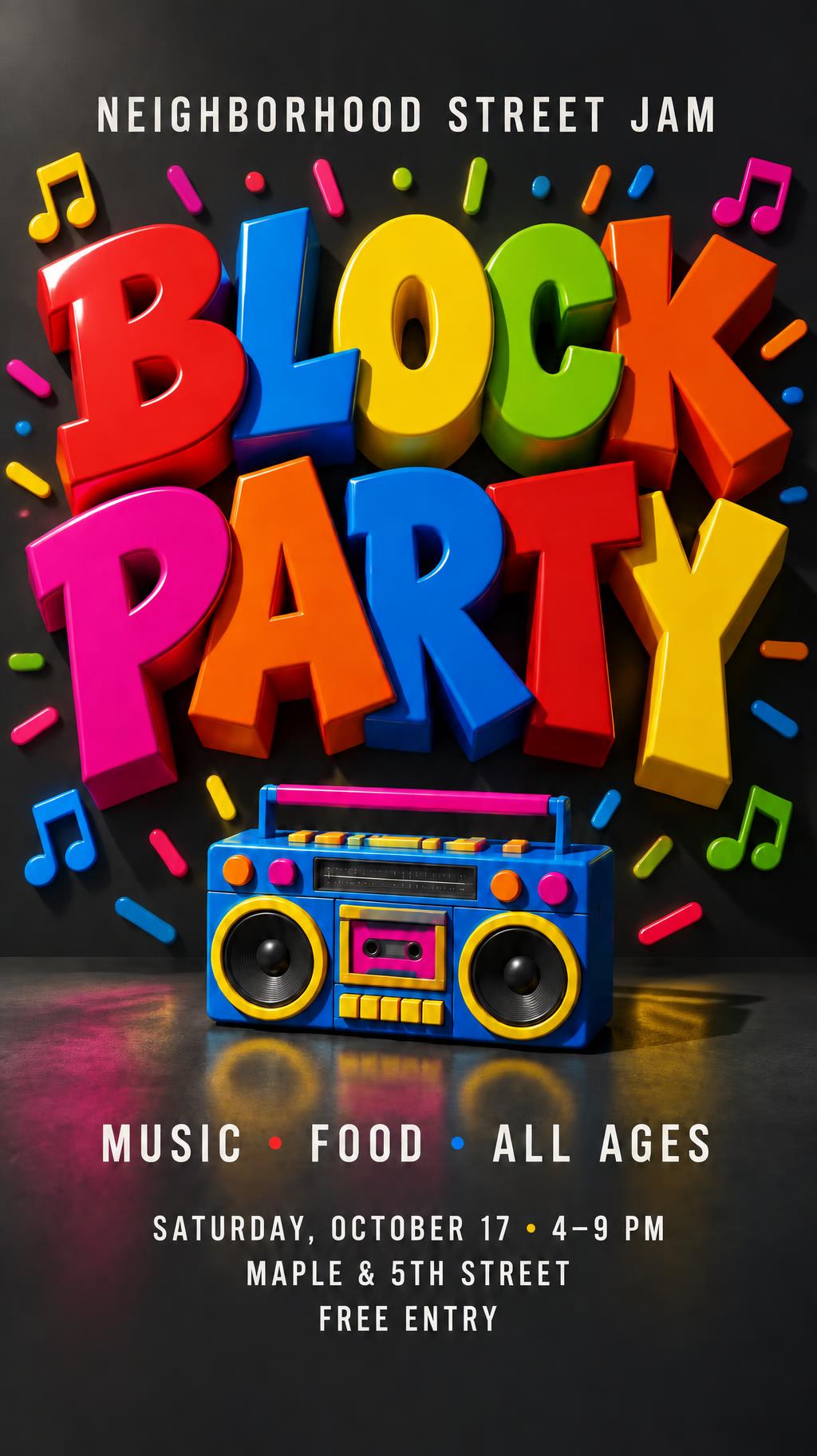 "" — 3d bold text effect
