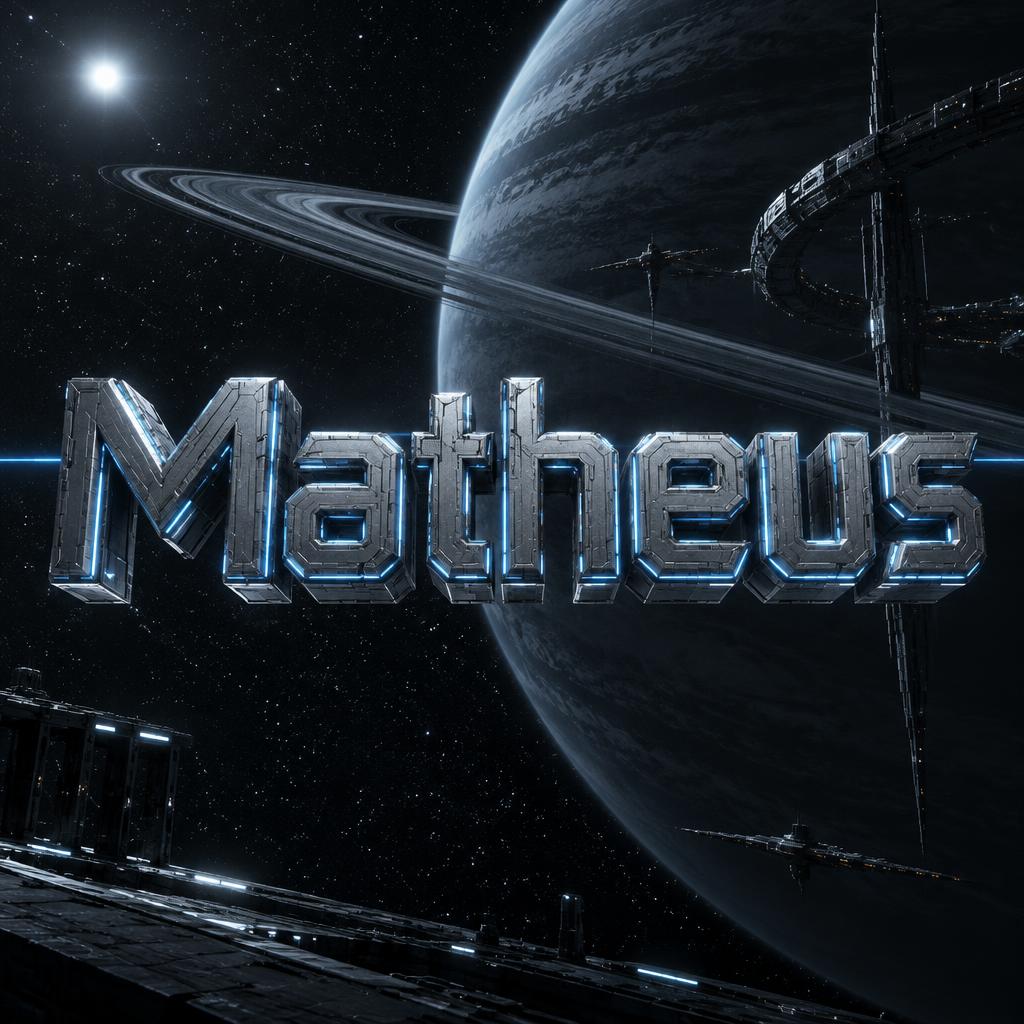 "Matheus" — Cinematic Scifi text effect