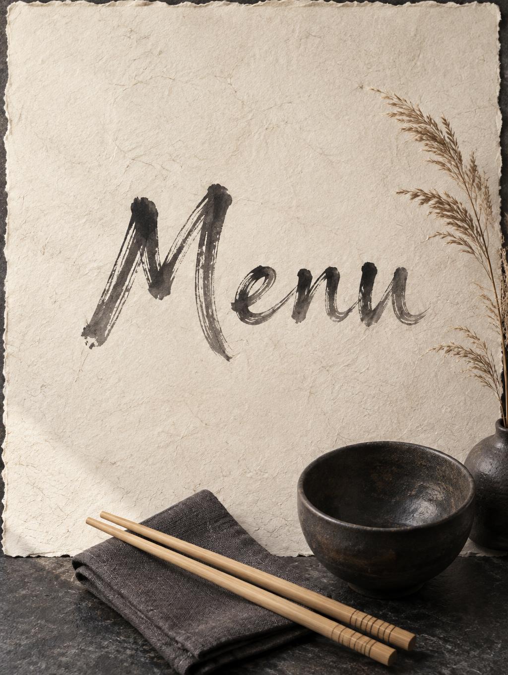 "Menu" —  | AI Text Effect Generator