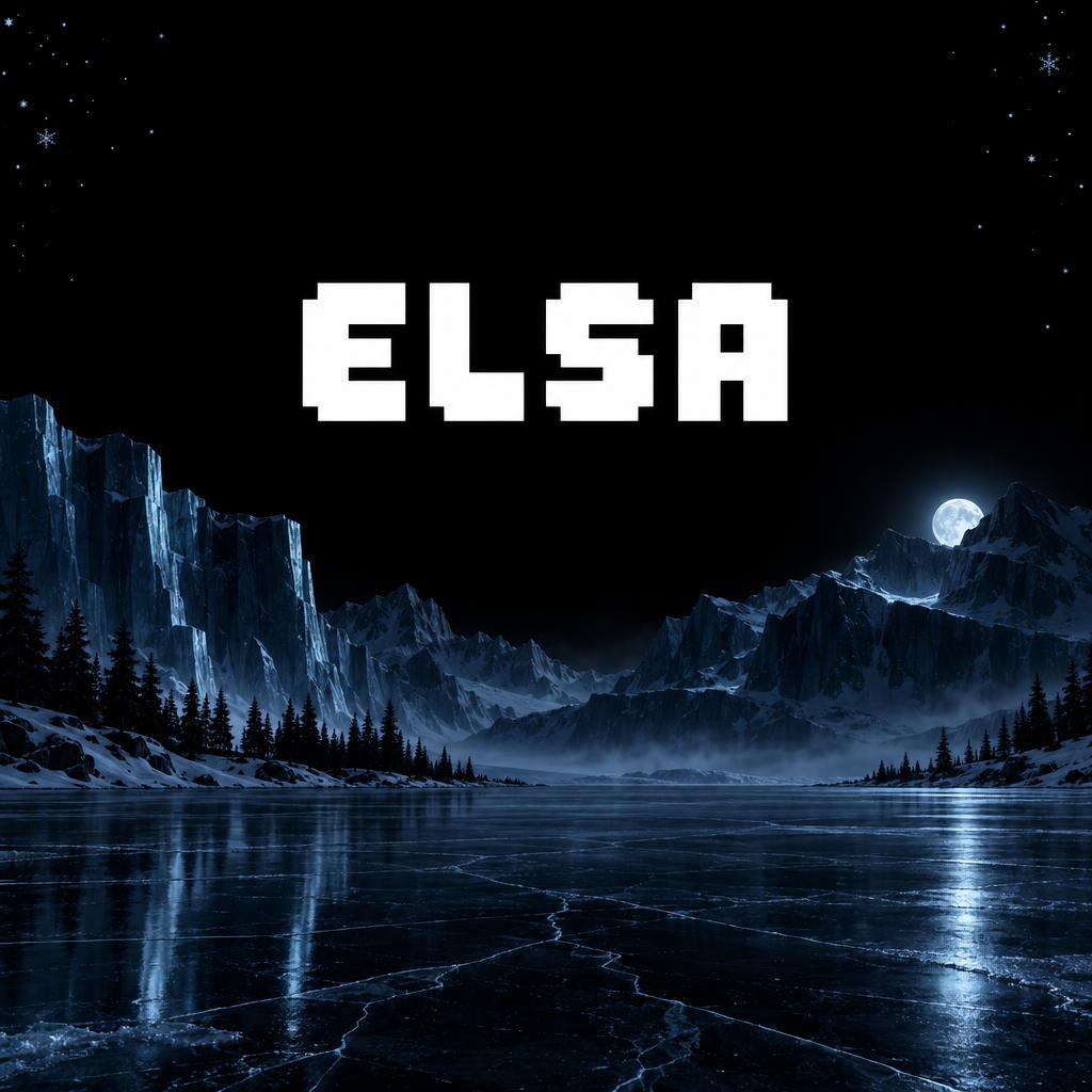 "ELSA" —  | AI Text Effect Generator