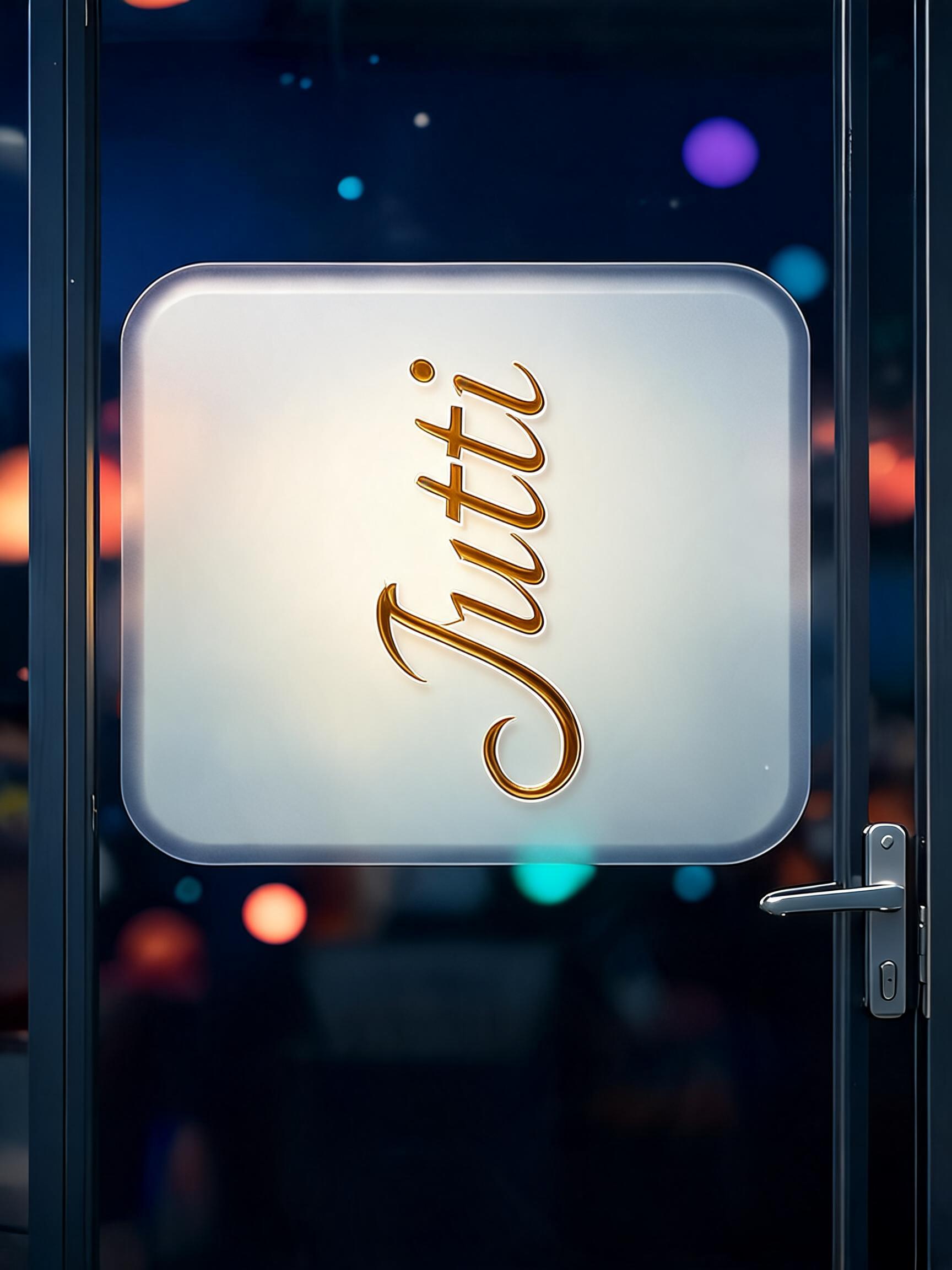 "" — Glass Morphism | AI Text Effect Generator