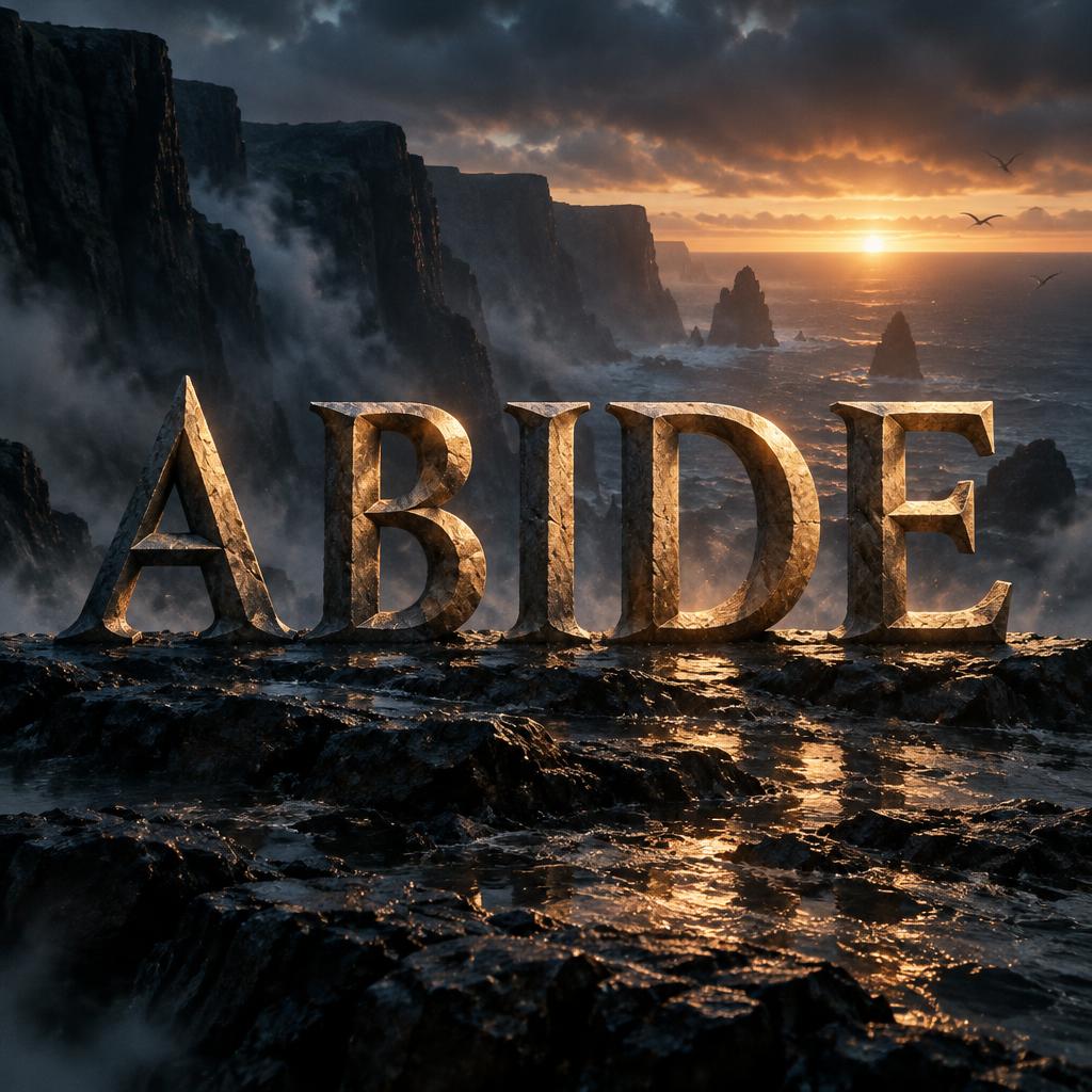 "ABIDE" — Cinematic | AI Text Effect Generator