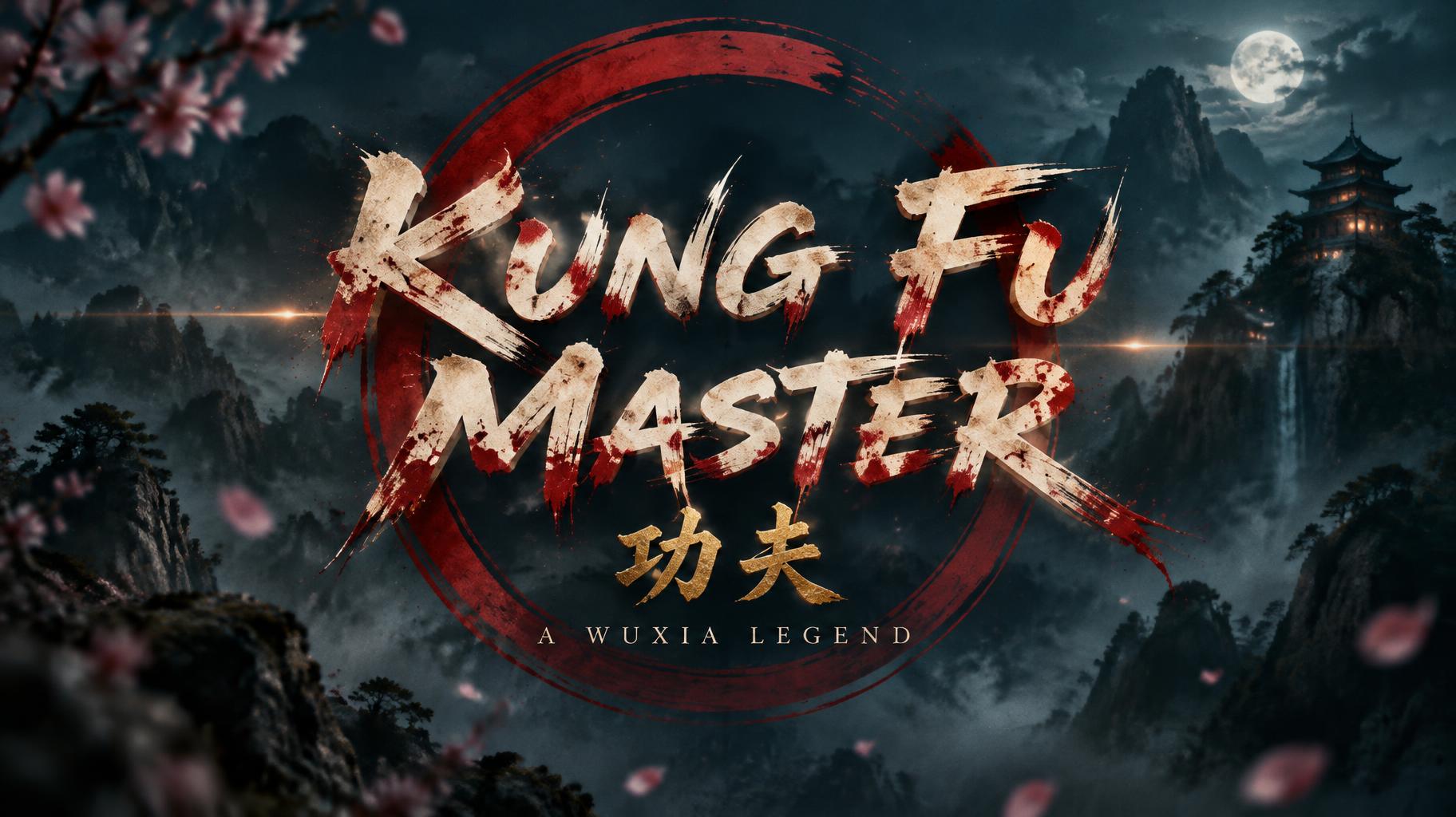 "KUNG FU MASTER
功夫
A WUXIA LEGEND" — Cinematic Netflix | AI Text Effect Generator
