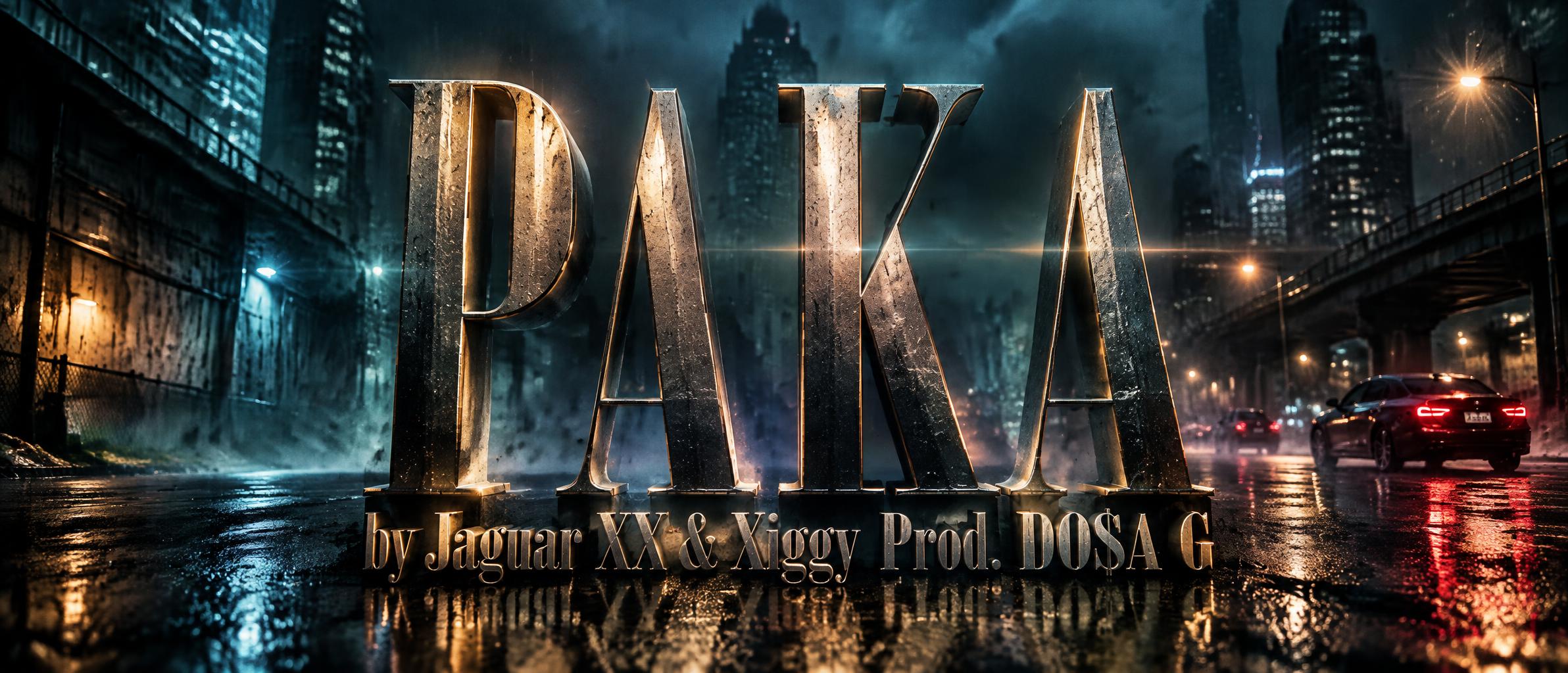 "PAKA by Jaguar XX & Xiggy Prod. DO$A G" — Cinematic | AI Text Effect Generator