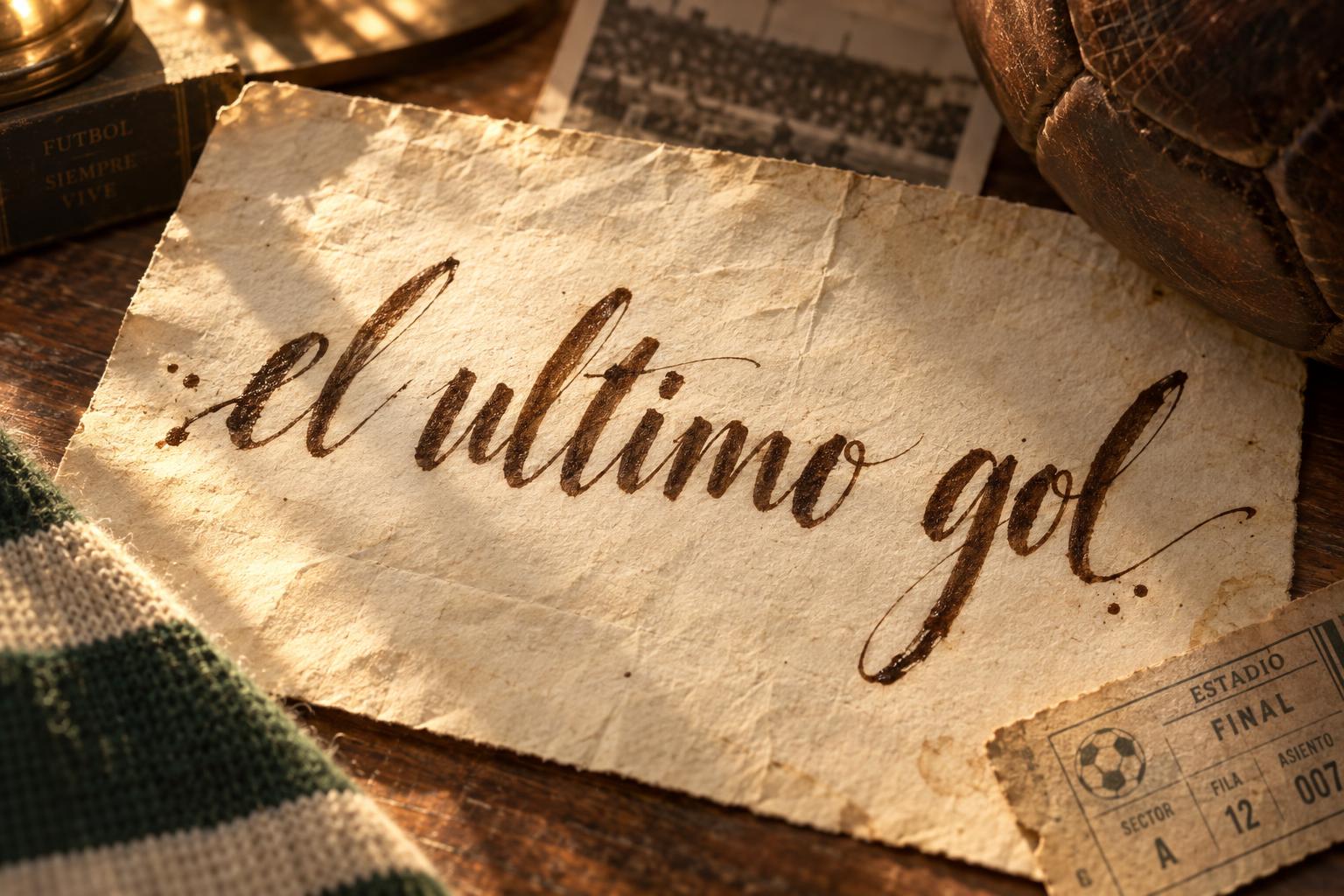 "el ultimo gol
" — Handwritten Script text effect
