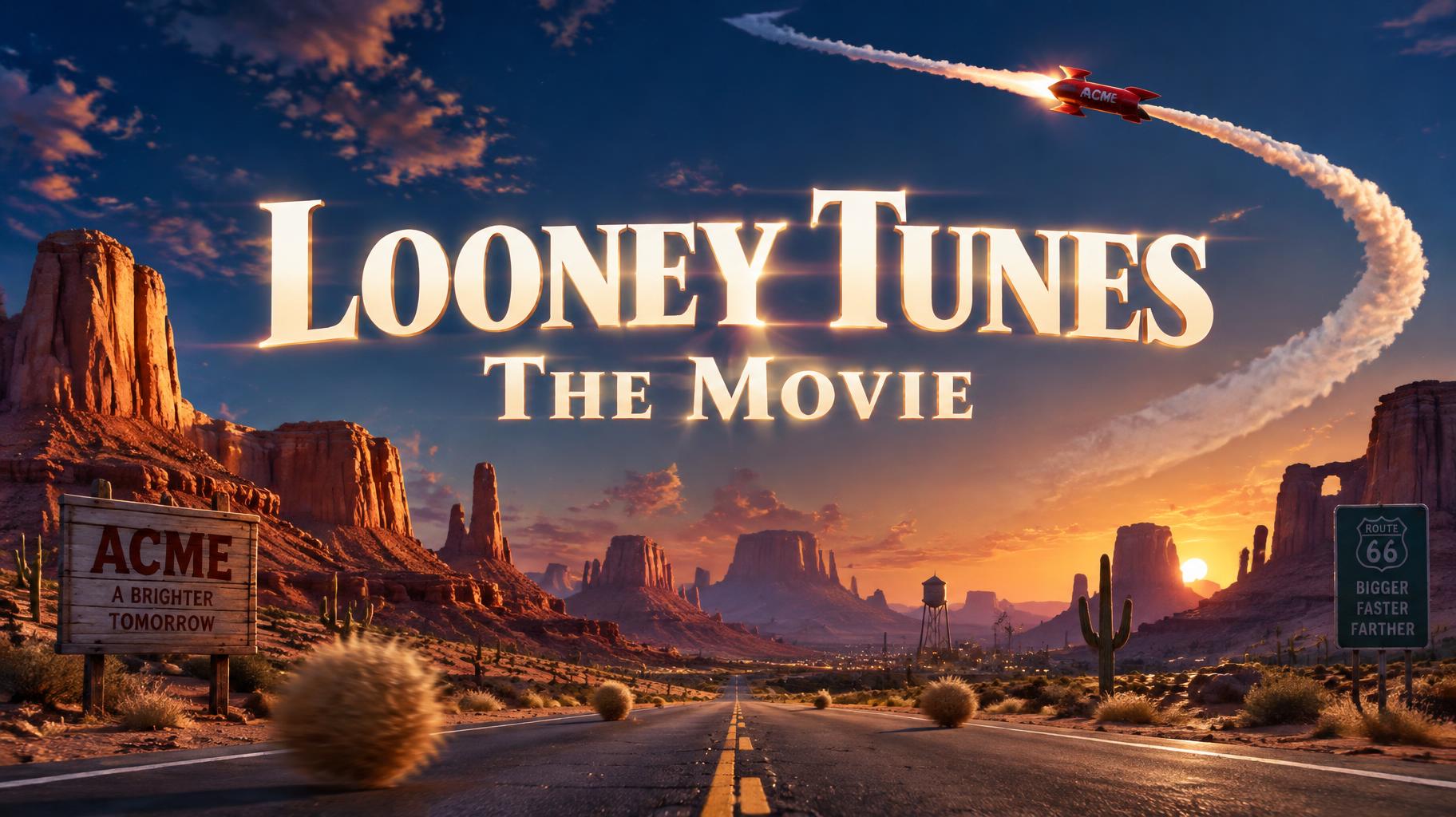 "Looney Tunes The Movie" — Cinematic Netflix | AI Text Effect Generator