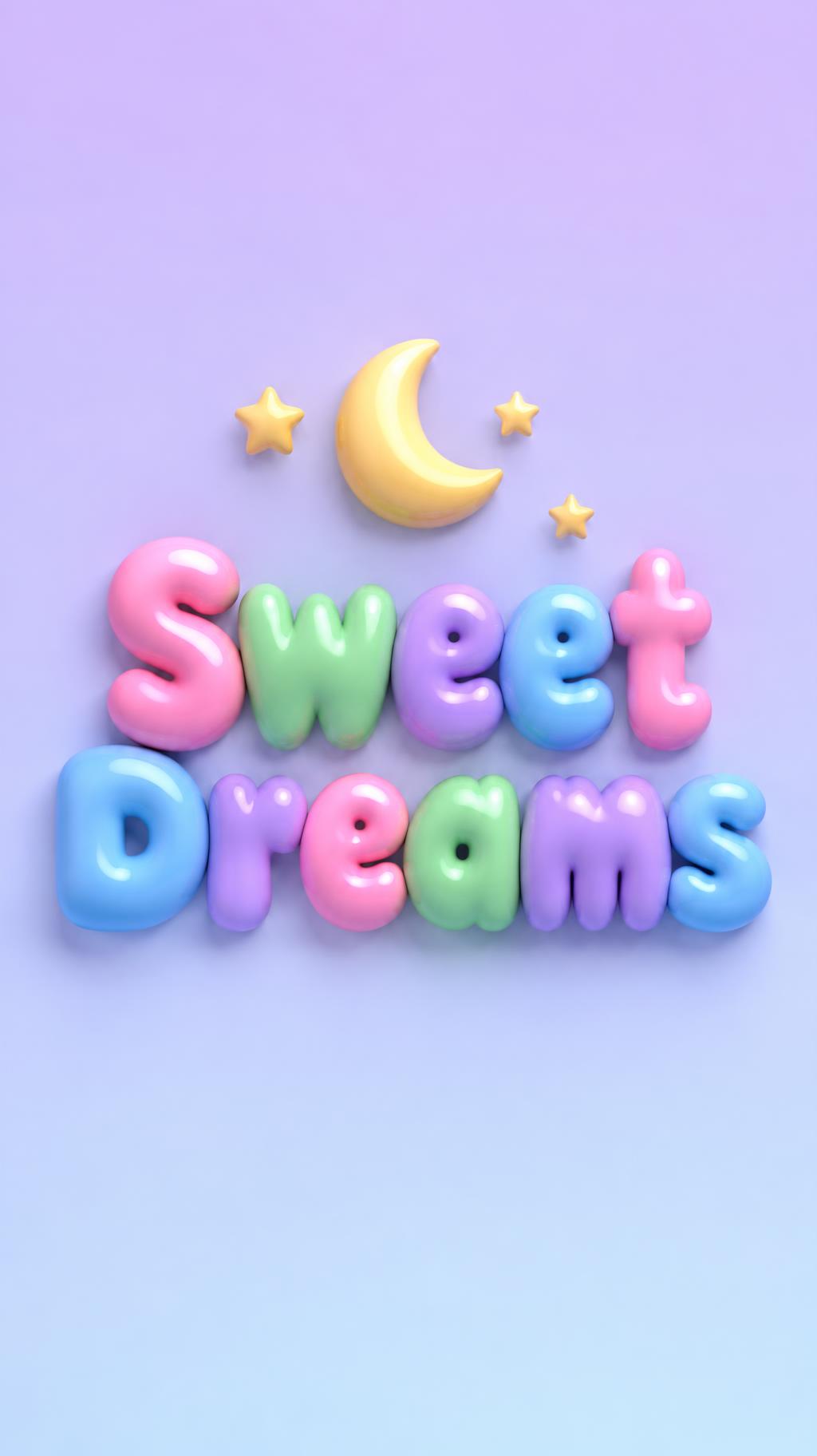 "Sweet Dreams" — 3d Bold Inflated | AI Text Effect Generator