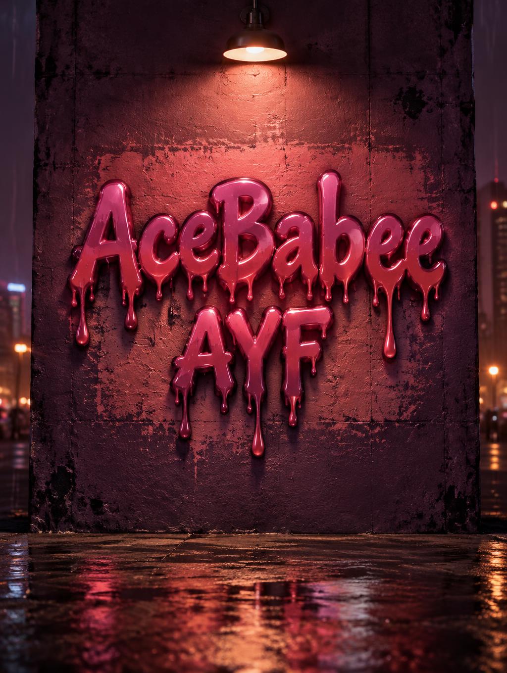 "AceBabee AYF" —  | AI Text Effect Generator