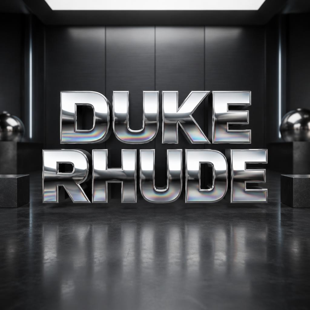 "DUKE RHUDE" —  | AI Text Effect Generator